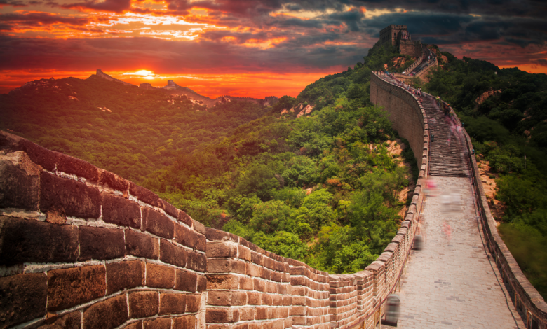 Veľký čínsky múr (zdroj obrázku: canva.com)