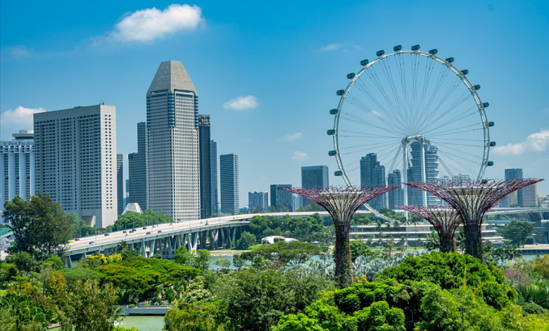panorama mesto park singapur