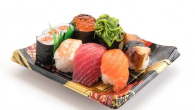 sushi maki nigiri losos