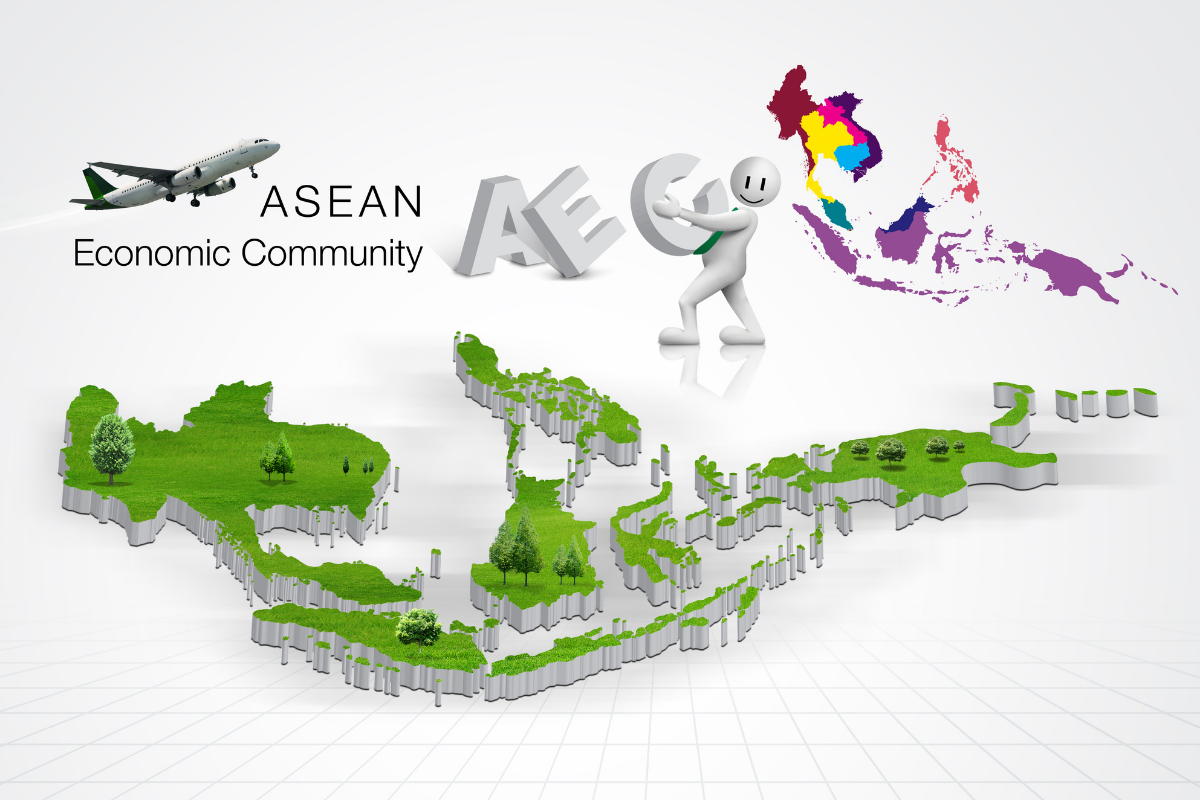 Krajiny ASEAN (zdroj obrázku: canva.com)