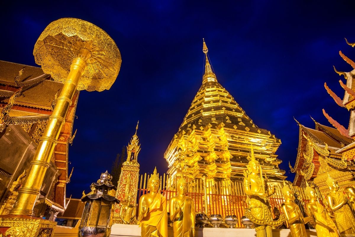 Chrám Wat Phra That Doi Suthep (zdroj obrázku: canva.com)