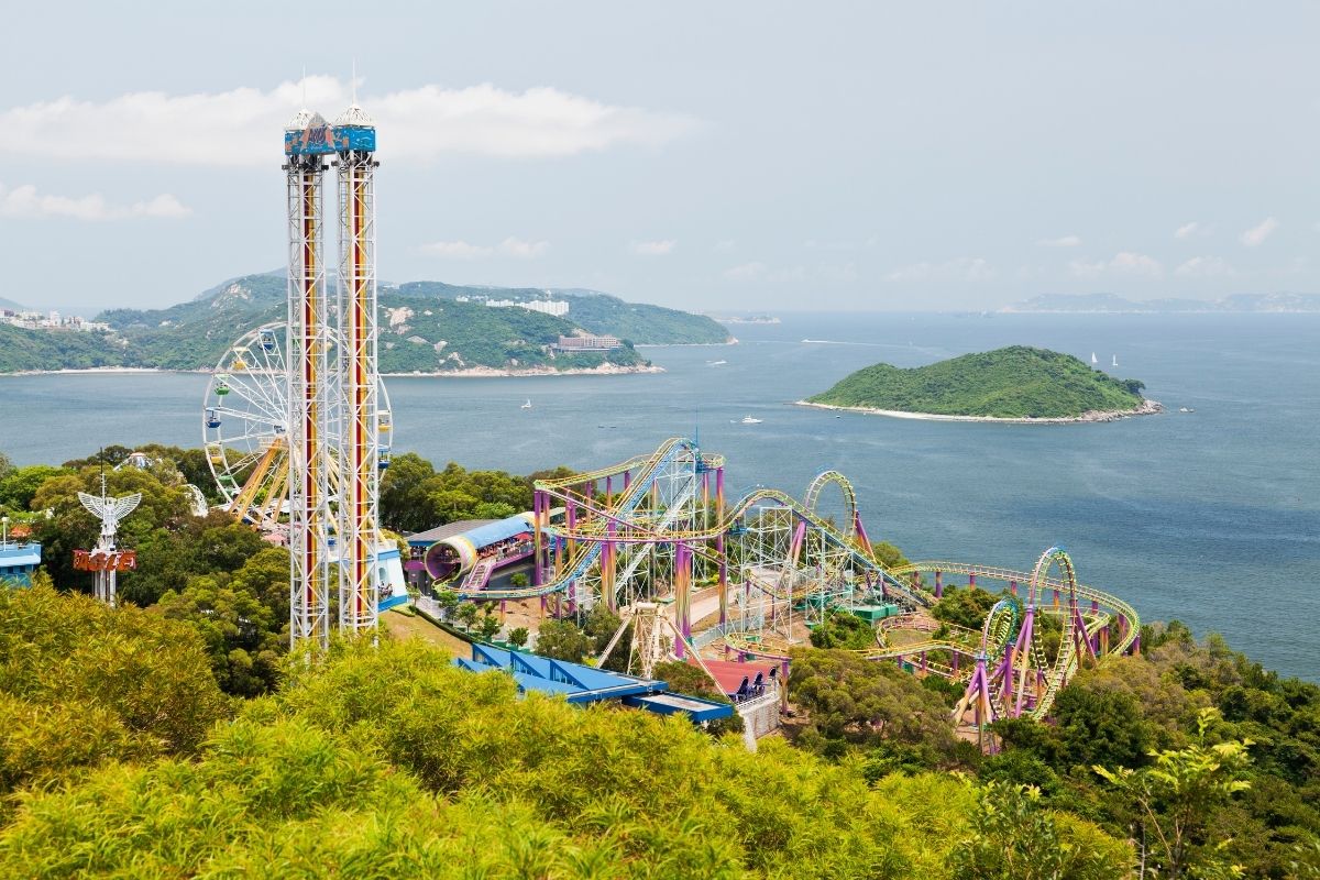 Zábavný park Ocean Park v Hongkongu (zdroj obrázku: canva.com)