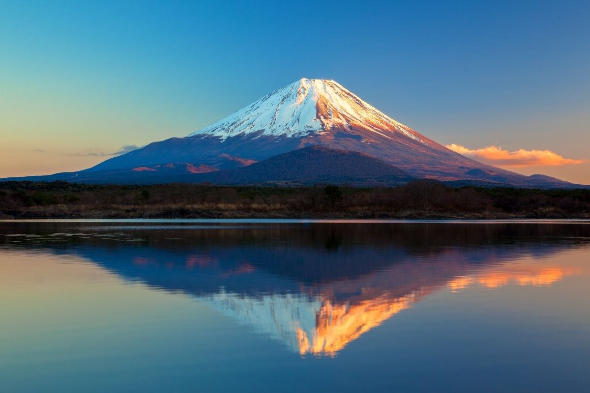 Najznámejšia japonská sopka Fudži (zdroj obrázku: canva.com)