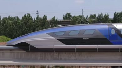 Ukážka nového vlaku Maglev (reprofoto youtube.com/ShanghaiEye魔都眼)