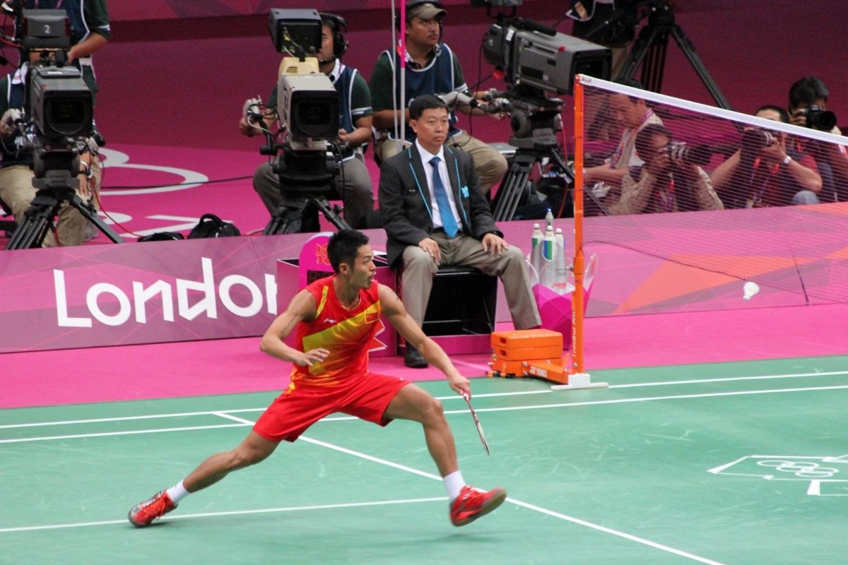 Lin Dan na olympiáde v Londýne (zdroj obrázku: flickr/Antony Stanley)