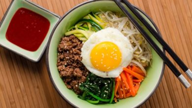 Bibimbap (zdroj obrázku: canva.com)