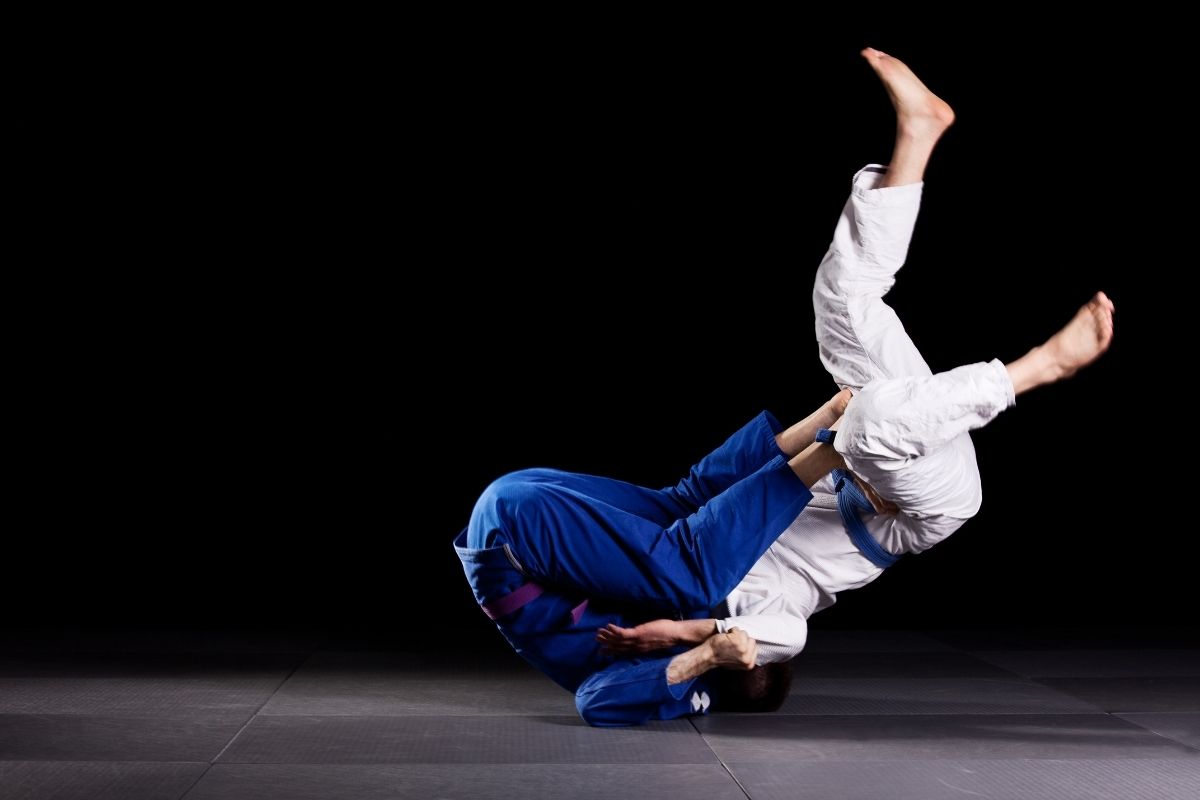 Aj takto môže vyzerať sparing Jiu Jitsu (zdroj obrázku: canva.com)
