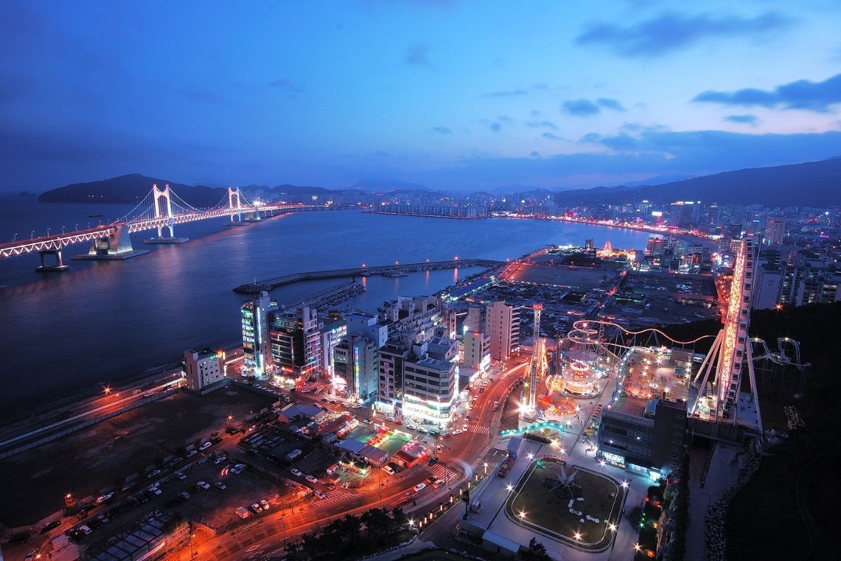 Mesto Pusan (zdroj obrázku: canva.com)