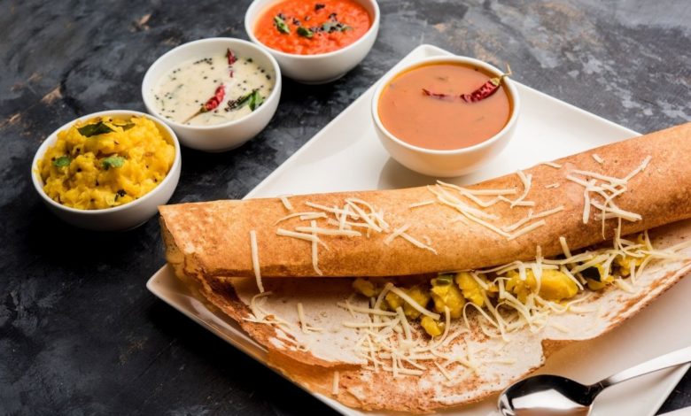 Palacinka Masala Dosa (zdroj obrázku: canva.com)