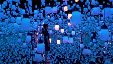 Múzeum teamLab Borderless (reprofoto youtube.com/ Reformatt Show)