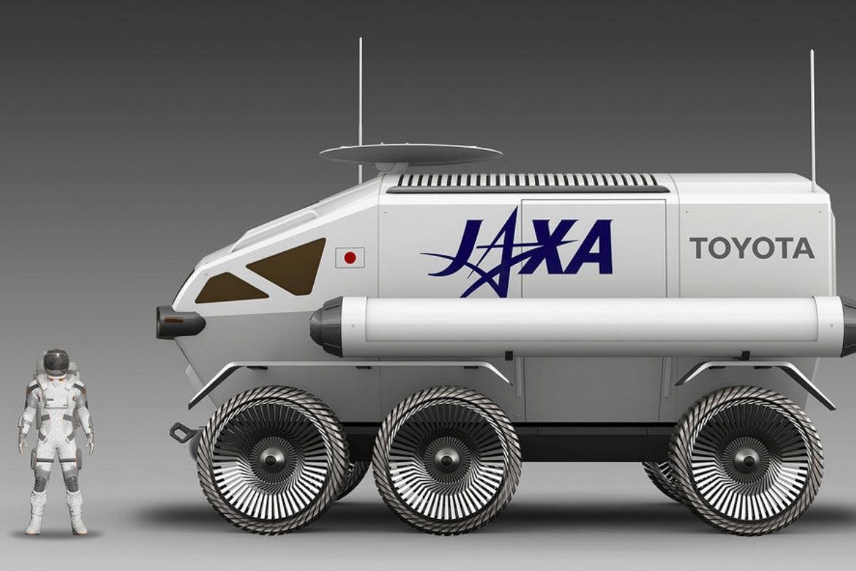 Dizajn lunárneho vozidla je nadčasový (zdroj obrázku: Toyota, Jaxa)