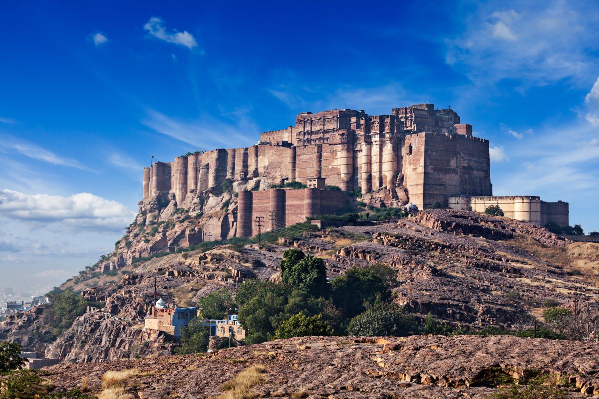 Pevnosť Mehrangarh (zdroj obrázku: canva.com)