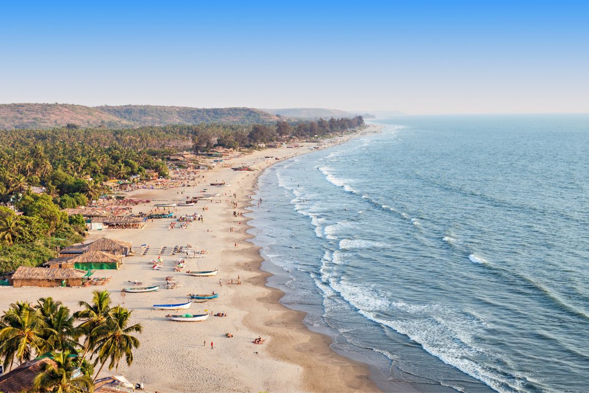 Pláže Goa (zdroj obrázku: canva.com)