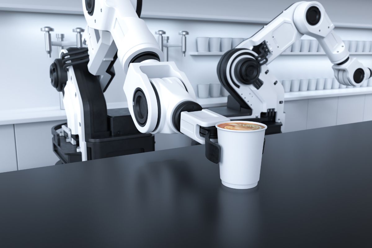 V Južnej Kórei vám robot pripraví napríklad chutné espresso (zdroj obrázku: canva.com)