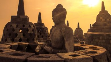 Borobudur (zdroj obrázku: canva.com)