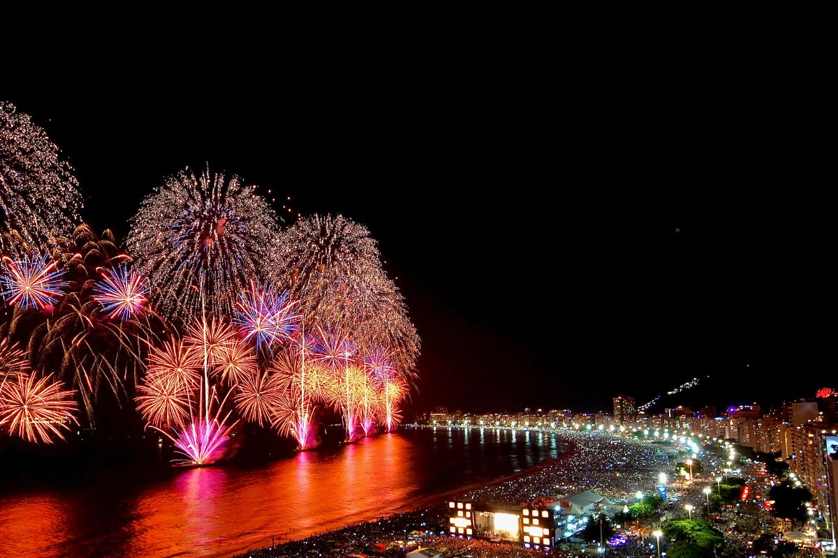 Oslavy Čínskeho Nového roka sú sprevádzané veľkými ohňostrojmi (zdroj obrázku: canva.com)