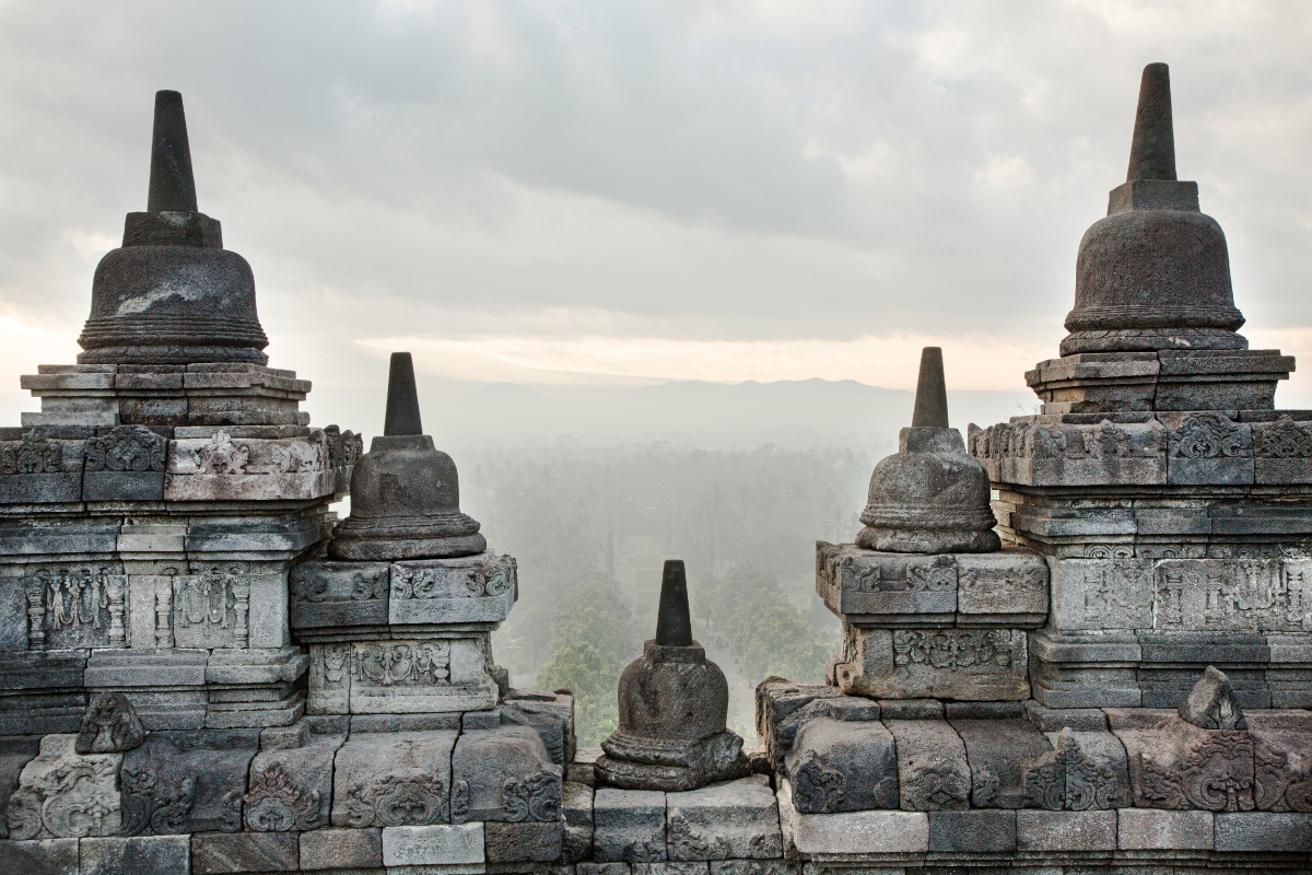 Borobudur je zapísaný na zozname UNESCO (zdroj obrázku: canva.com)