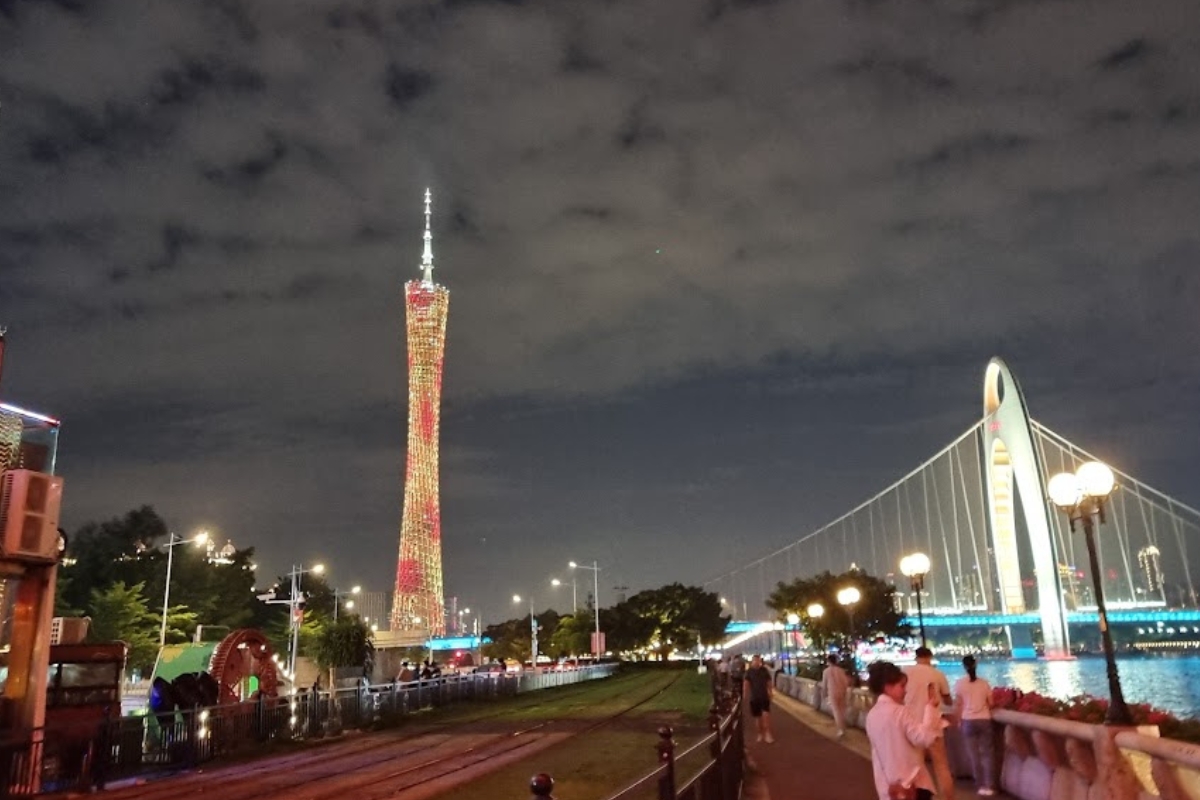 Canton Tower je dominantou mesta (zdroj obrázku: vlastný)